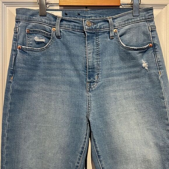 Gap Light Wash High Rise Kick Fit Jeans‎ Size 30/10T - Picture 2 of 16